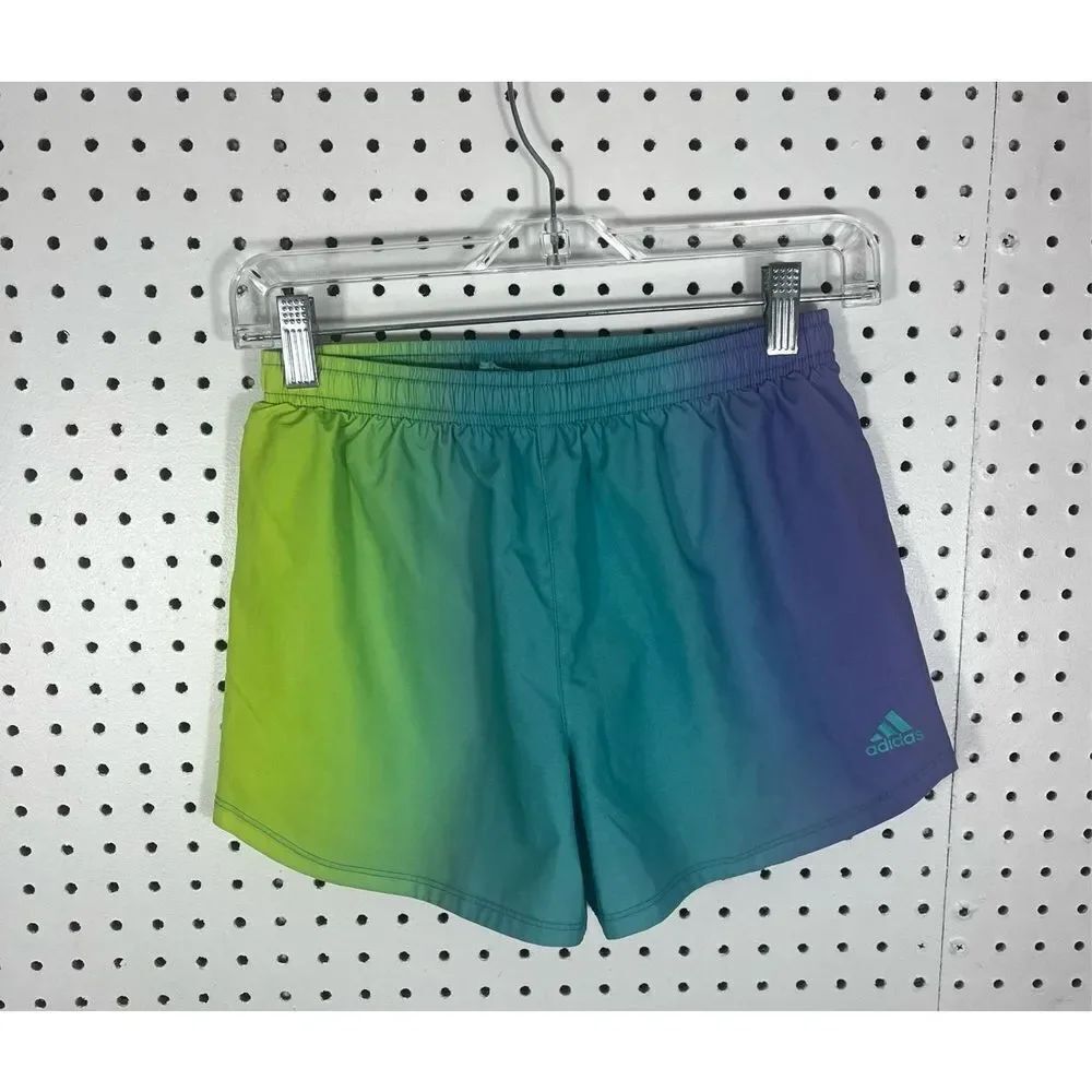 Girls Adidas gradient shorts